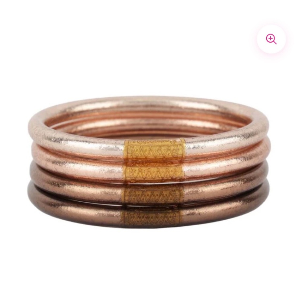FAWN ALL WEATHER BANGLES (SET OF 4) - SERENITY PRAYER Size Small